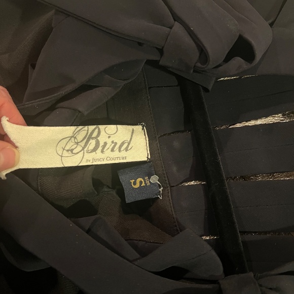 Bird by Juice Couture Knee Length Black Dress Size Small - Picture 2 of 2